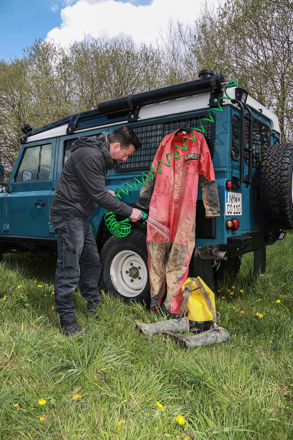 Campingdusche, Showertube, für Cargo Bear oder andere Dachträger Campingdusche, Showertube, für Cargo Bear oder andere Dachträger
