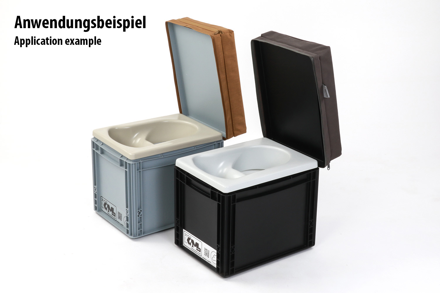 Sitzauflage für Mini-TrockenTrennToilette KoMa Kackbox, grau oder coyote Sitzauflage für Mini-TrockenTrennToilette KoMa Kackbox, grau oder coyote