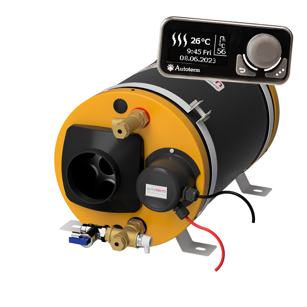 Autoterm Boiler, 12V 300W für 12 l Wasser, inkl. Bedienteil Autoterm Boiler, 12V 300W für 12 l Wasser, inkl. Bedienteil