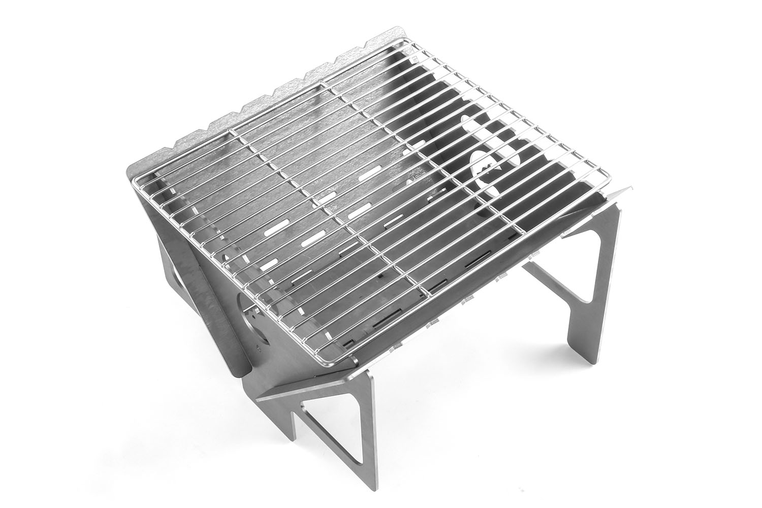 Carbon Stahl Feuerschale mit Edelstahl Grill-Rost Carbon Stahl Feuerschale mit Edelstahl Grill-Rost