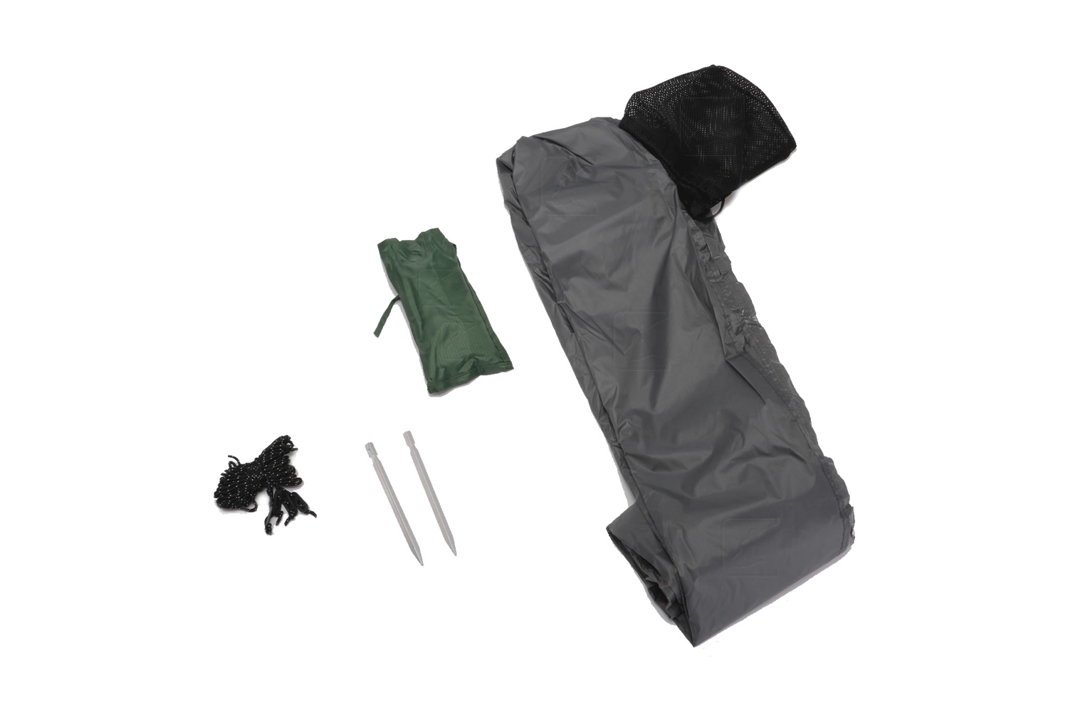 Tarp mit Aufbewahrungstasche und Befestigungsmaterial Tarp mit Aufbewahrungstasche und Befestigungsmaterial