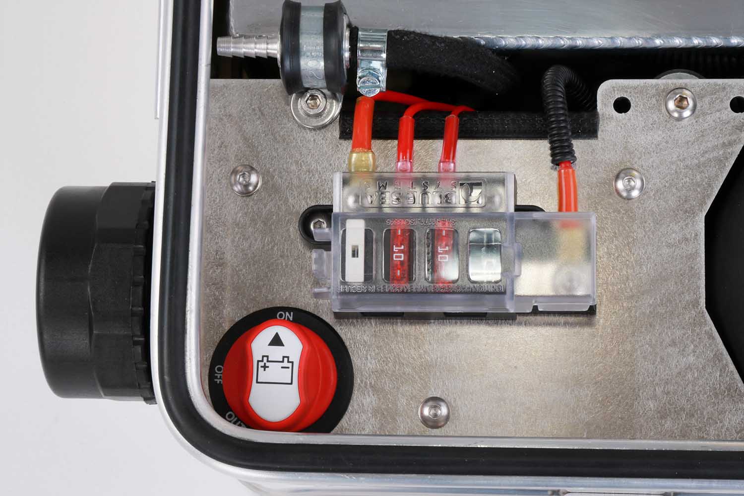 Mobile Standheizung, Sicherrungskasten