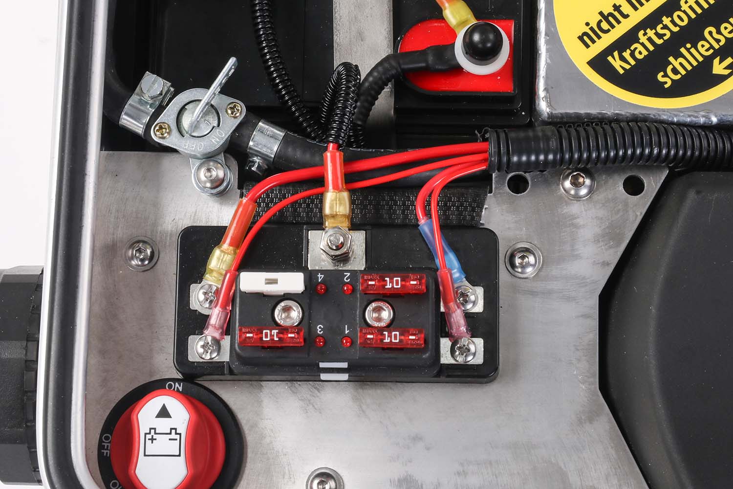 Sicherungskasten, Heizbox mit zwei Batterien Sicherungskasten, Heizbox mit zwei Batterien