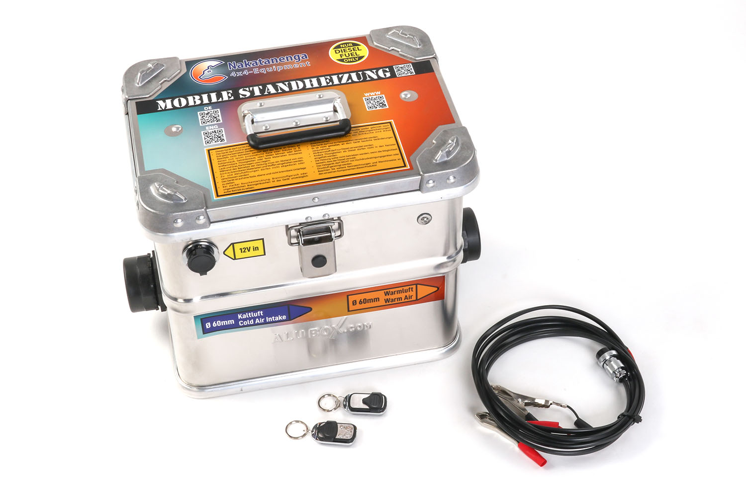 Mobile Diesel-/ Luftheizung AUTOTERM (Planar) 2D12 mit Alubox ohne Batterie Mobile Diesel-/ Luftheizung AUTOTERM (Planar) 2D12 mit Alubox ohne Batterie
