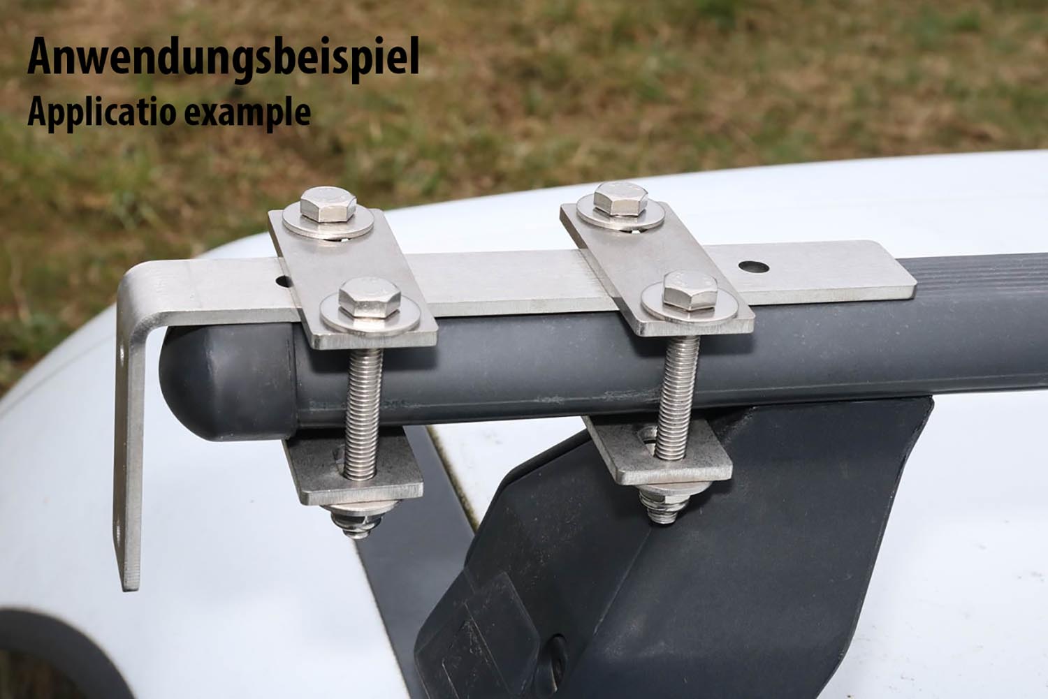 Befestigungssatz Markise an Stahlträger Befestigungssatz Markise an Stahlträger