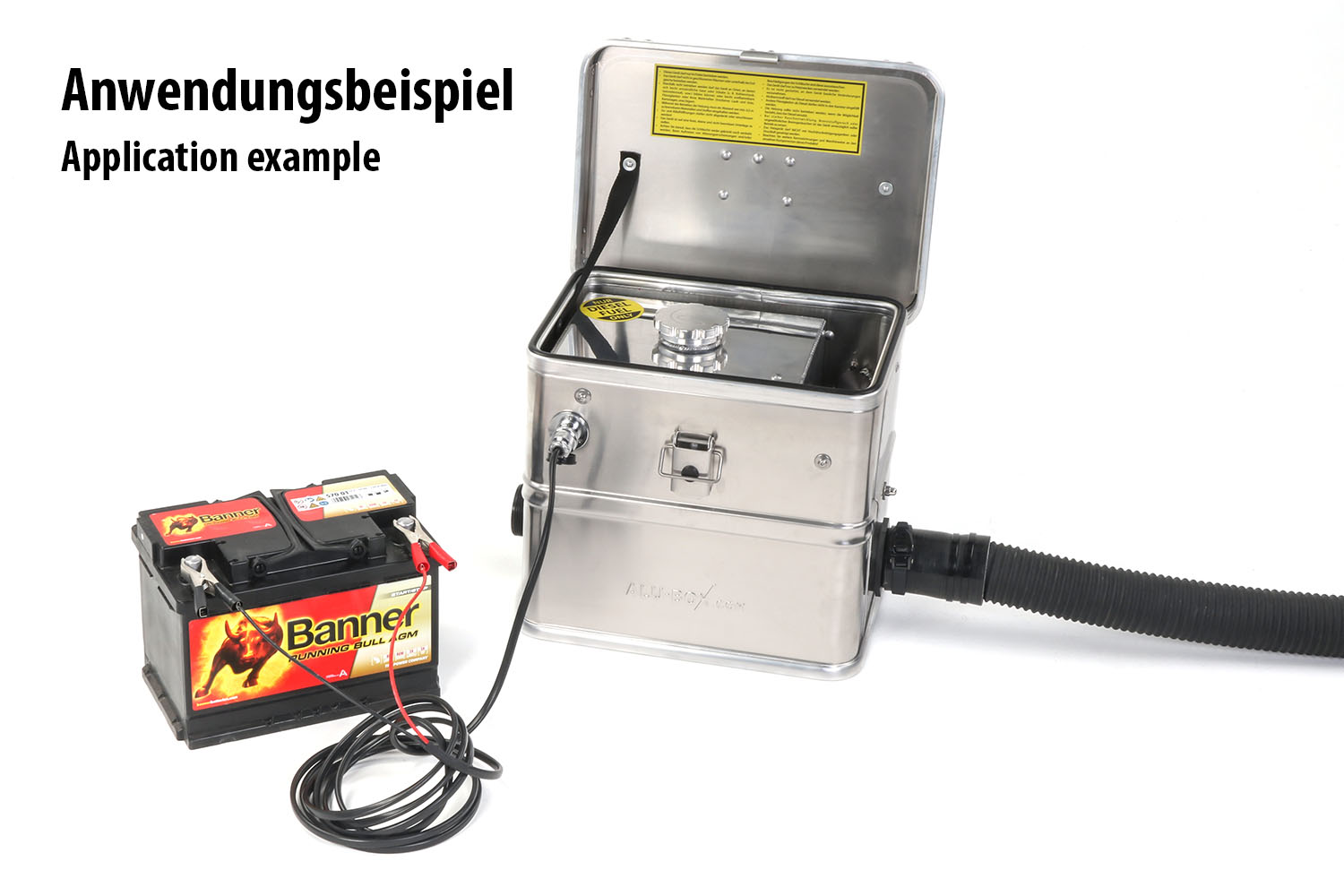 Mobile Diesel-/ Luftheizung AUTOTERM (Planar) 2D12 mit Alubox ohne Batterie Mobile Diesel-/ Luftheizung AUTOTERM (Planar) 2D12 mit Alubox ohne Batterie