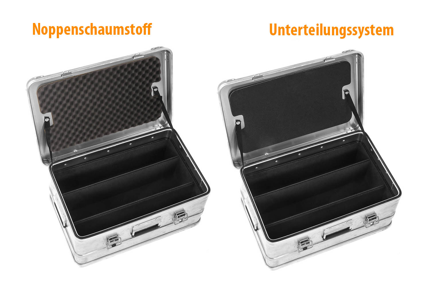 Noppenschaumstoff, Unterteilungssystem Noppenschaumstoff, Unterteilungssystem