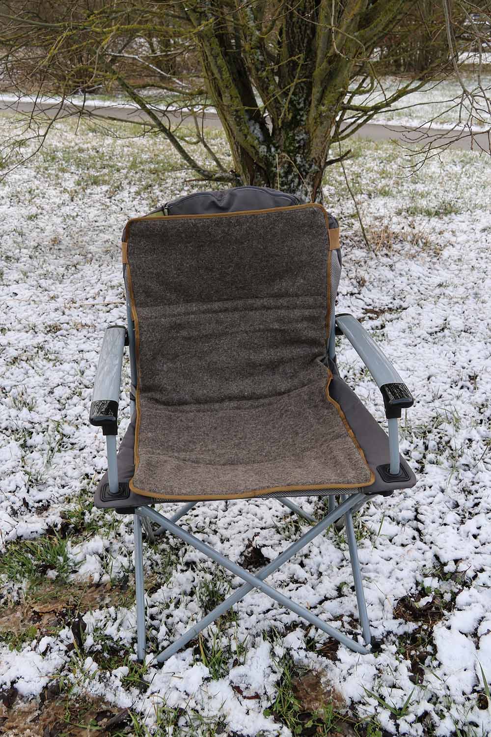 Sitzauflage, Campingstuhl, Lodenfilz Sitzauflage, Campingstuhl, Lodenfilz