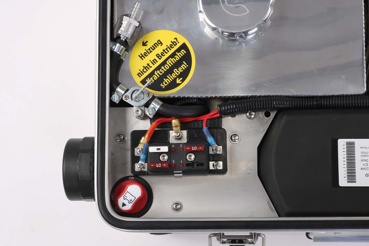 Mobile Standheizung, Sicherungskasten