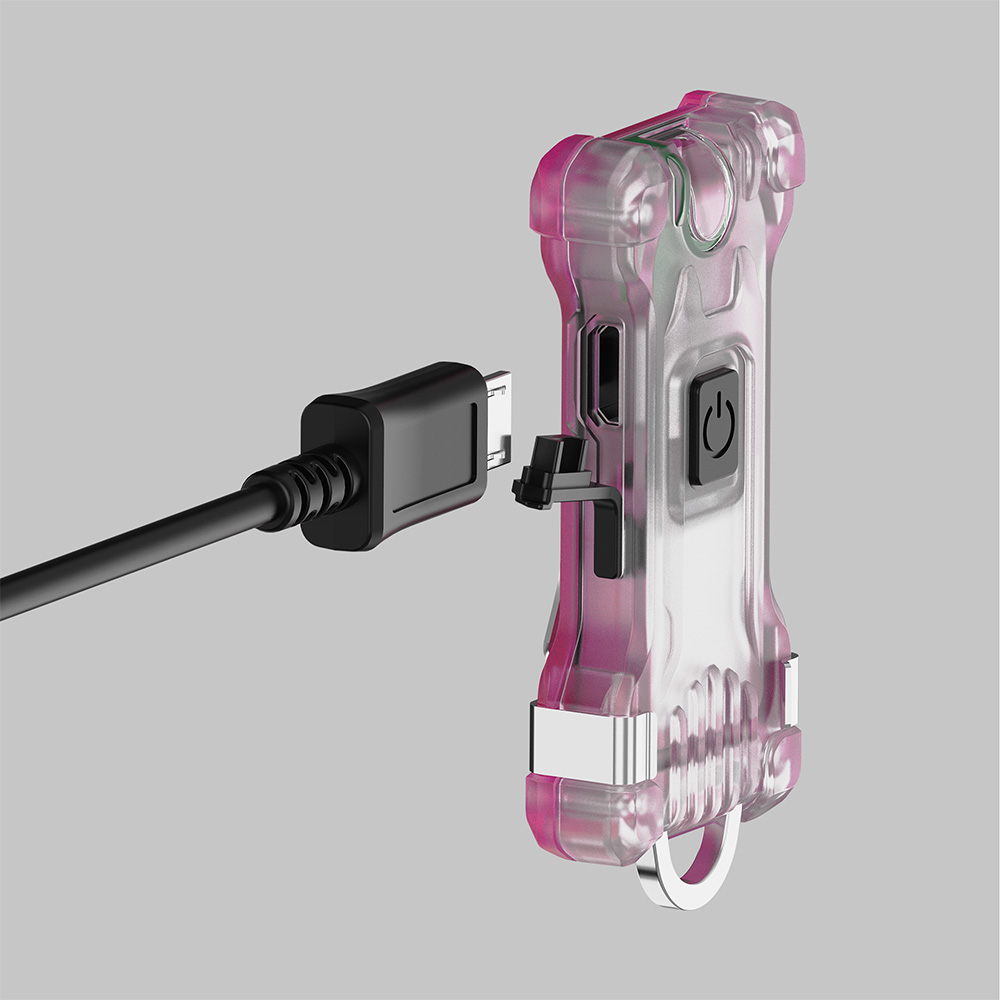 Mini-Taschenlampe mit Micro-USB-Ladebuchse Mini-Taschenlampe mit Micro-USB-Ladebuchse