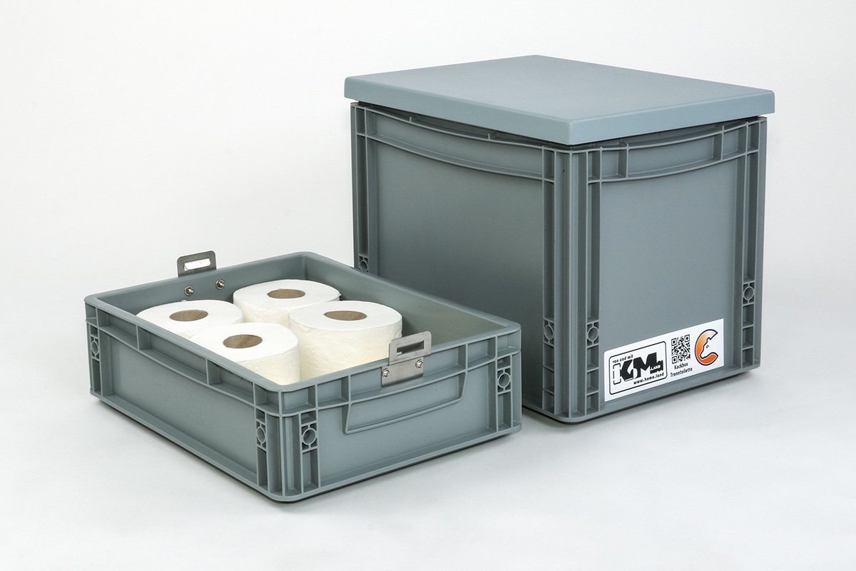 DIN-Zubehörbox Trockentrenntoilette DIN-Zubehörbox Trockentrenntoilette
