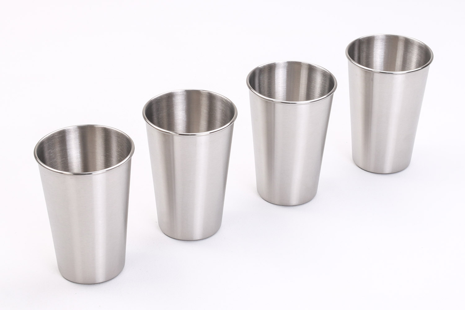 Edelstahl Becher 4er-Set Edelstahl Becher 4er-Set