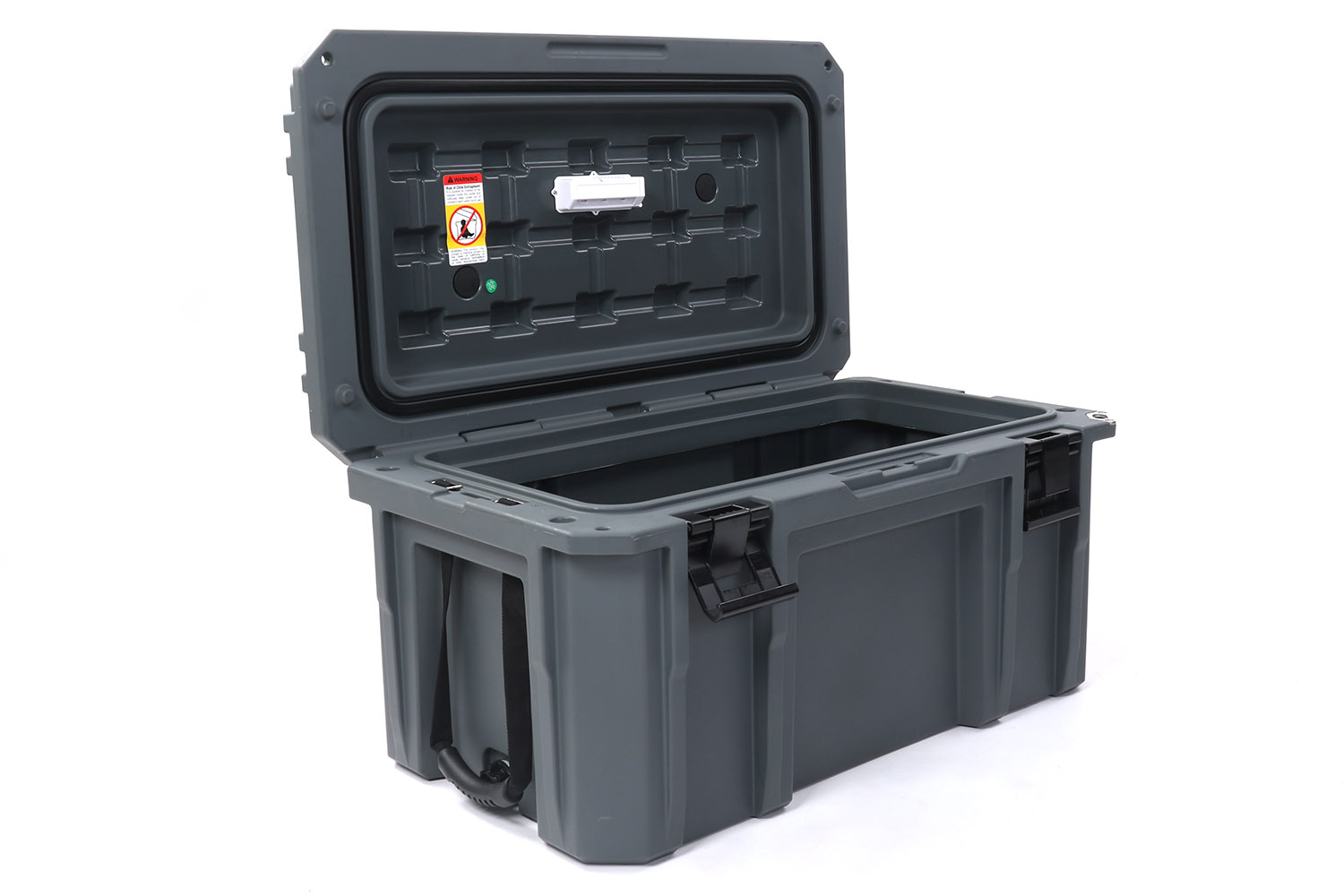 Staubox, wasserdicht, basaltgrau, 90 Liter Staubox, wasserdicht, basaltgrau, 90 Liter