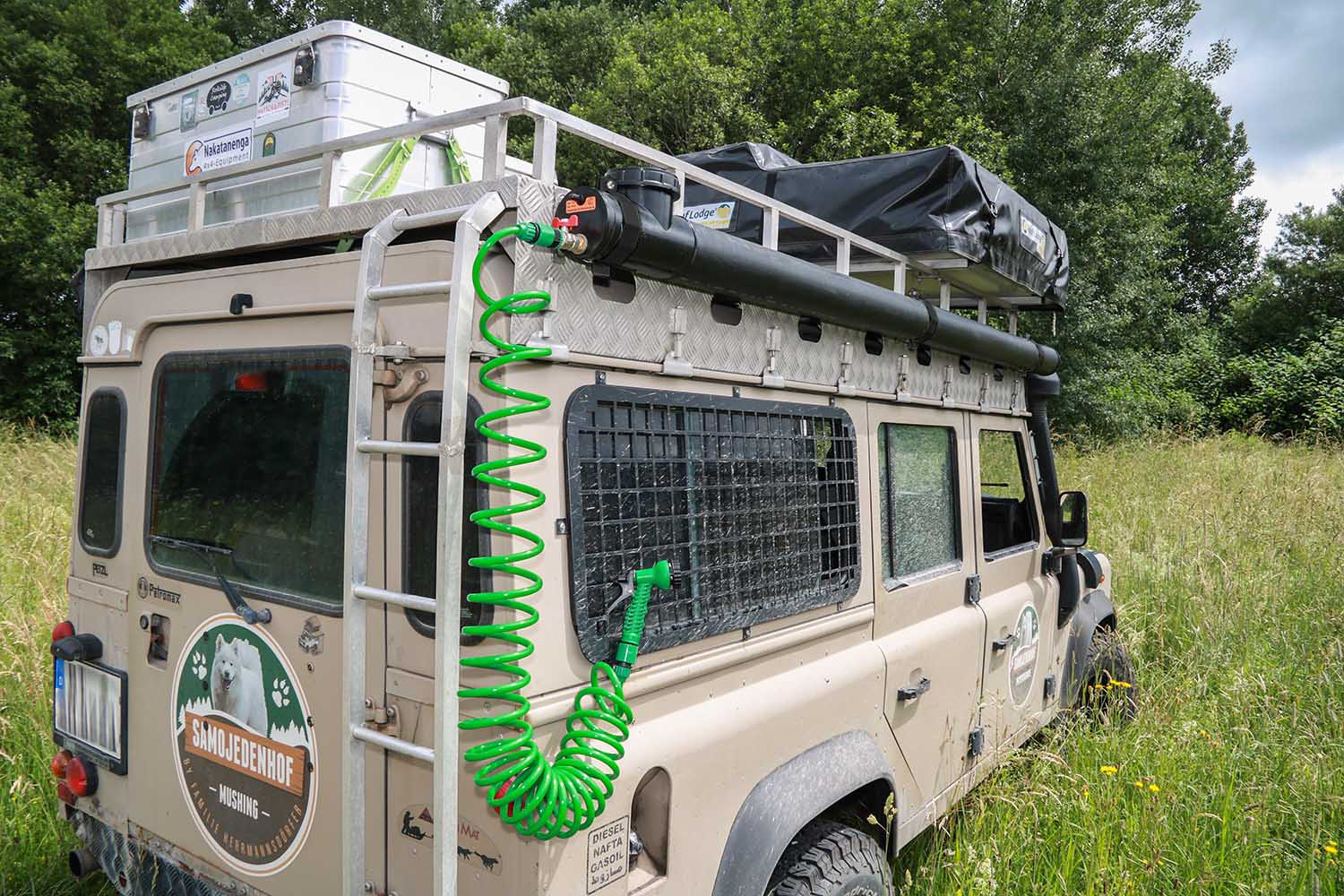 Campingdusche, Showertube, für Cargo Bear oder andere Dachträger Campingdusche, Showertube, für Cargo Bear oder andere Dachträger