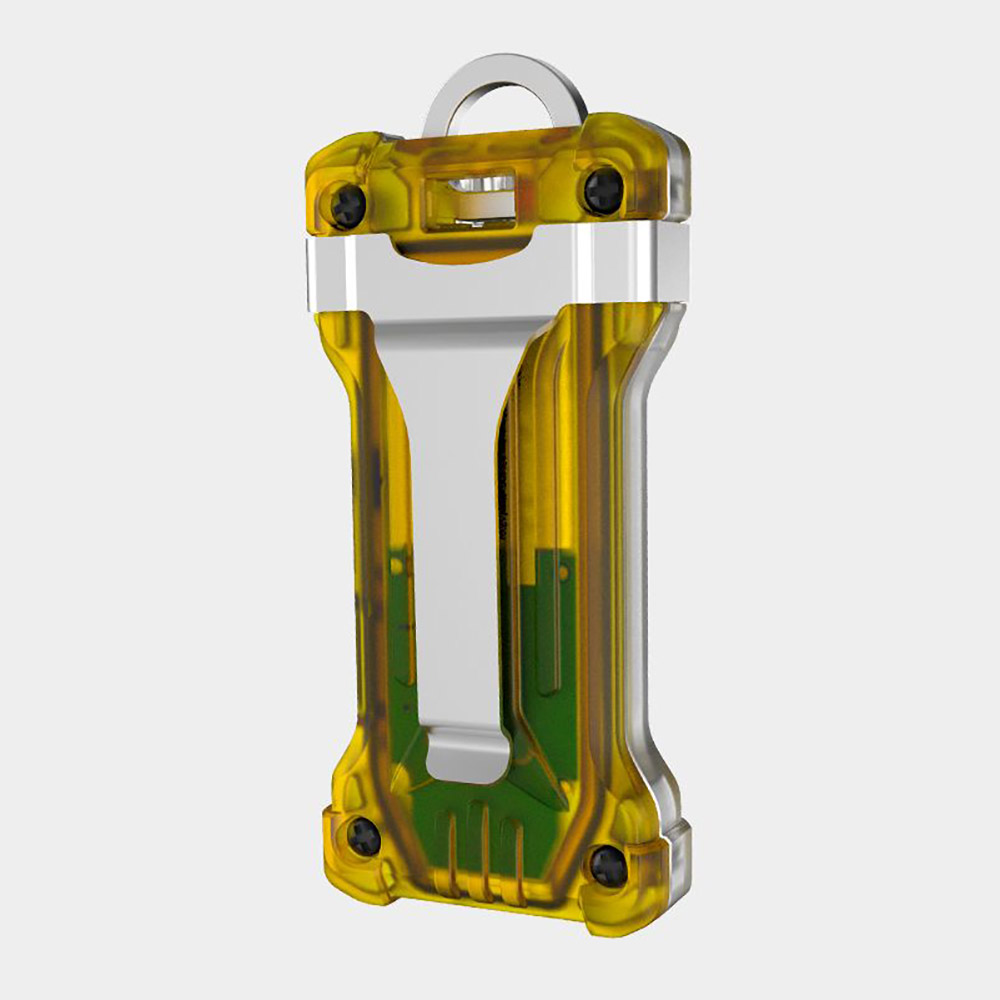 Zippy, Taschenlampe, gelb, Ansicht Rückseite Zippy, Taschenlampe, gelb, Ansicht Rückseite