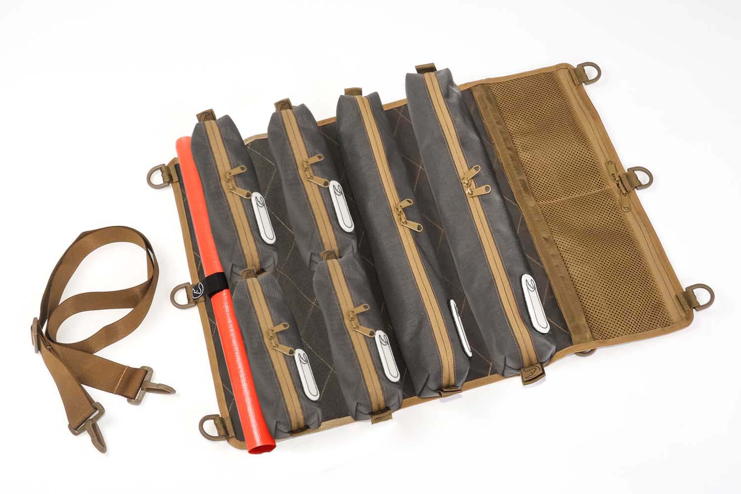 Rolltasche, Set 6, Basisplatte M, 4 Kletttaschen S, 2 Kletttaschen M, Arbeitsunterlage Rolltasche, Set 6, Basisplatte M, 4 Kletttaschen S, 2 Kletttaschen M, Arbeitsunterlage
