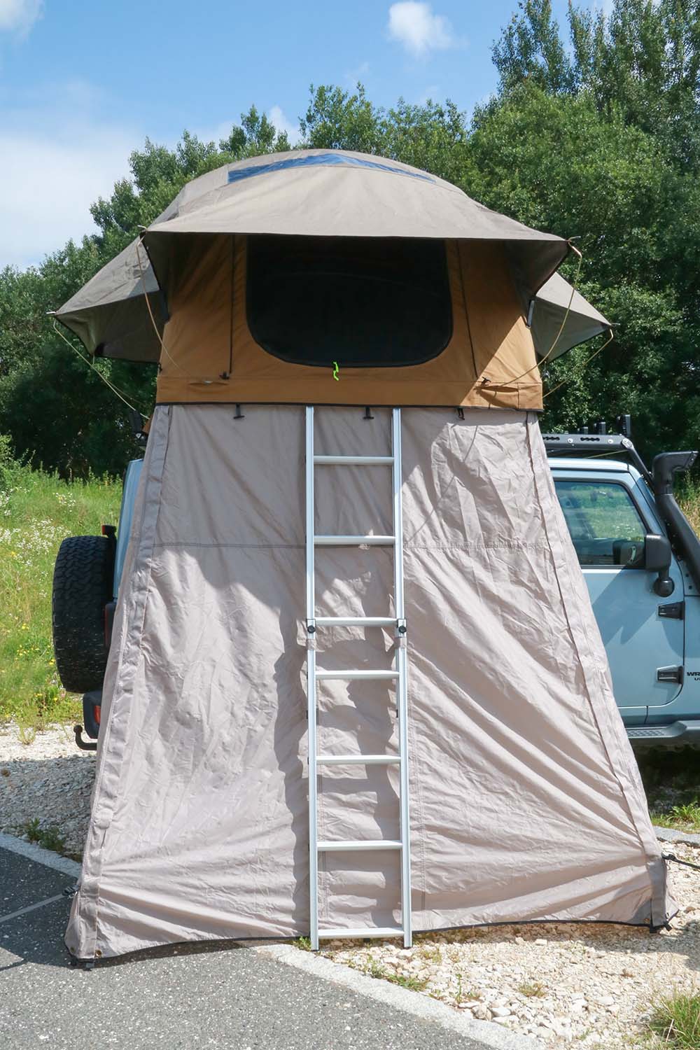 Dachzelt, Klappzelt Evo2, Evolution 2 Roof Lodge, mit Vorzelt