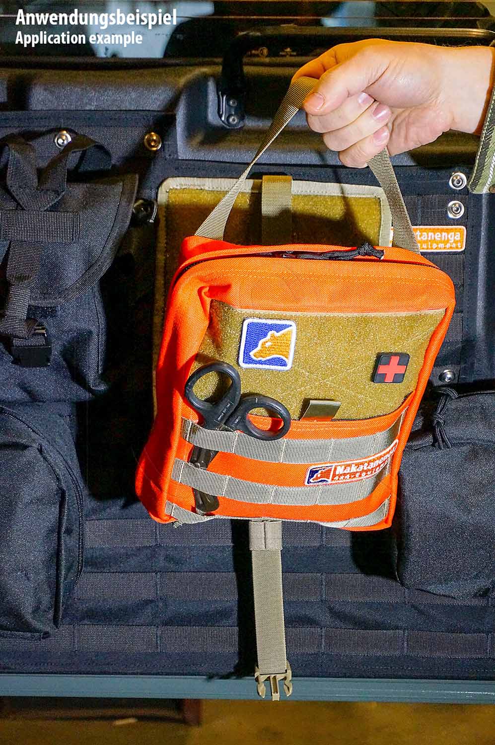Erste-Hilfe-Tasche mit Klettbasis Erste-Hilfe-Tasche mit Klettbasis