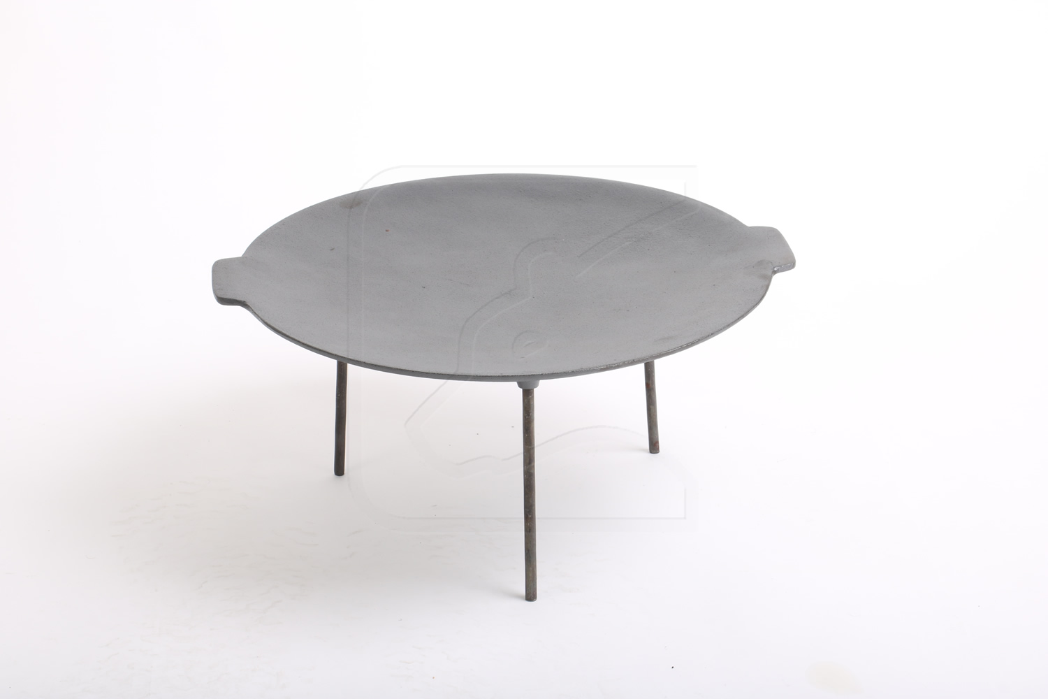 Grillplatte, mit Füßen, Durchmesser 44cm Grillplatte, mit Füßen, Durchmesser 44cm