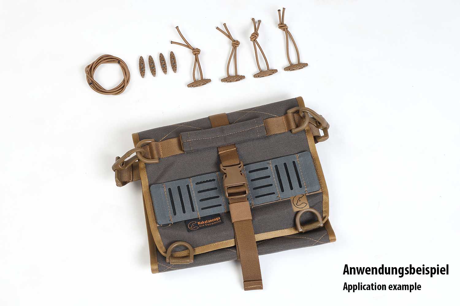 Anwendungsbeispiel, Werkzeughalter an Tool Roll, Größe S Anwendungsbeispiel, Werkzeughalter an Tool Roll, Größe S