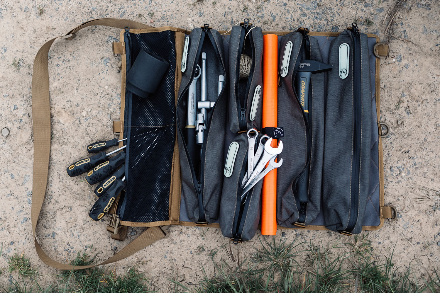 Tool Roll , Werkzeugtasche, Rolltasche