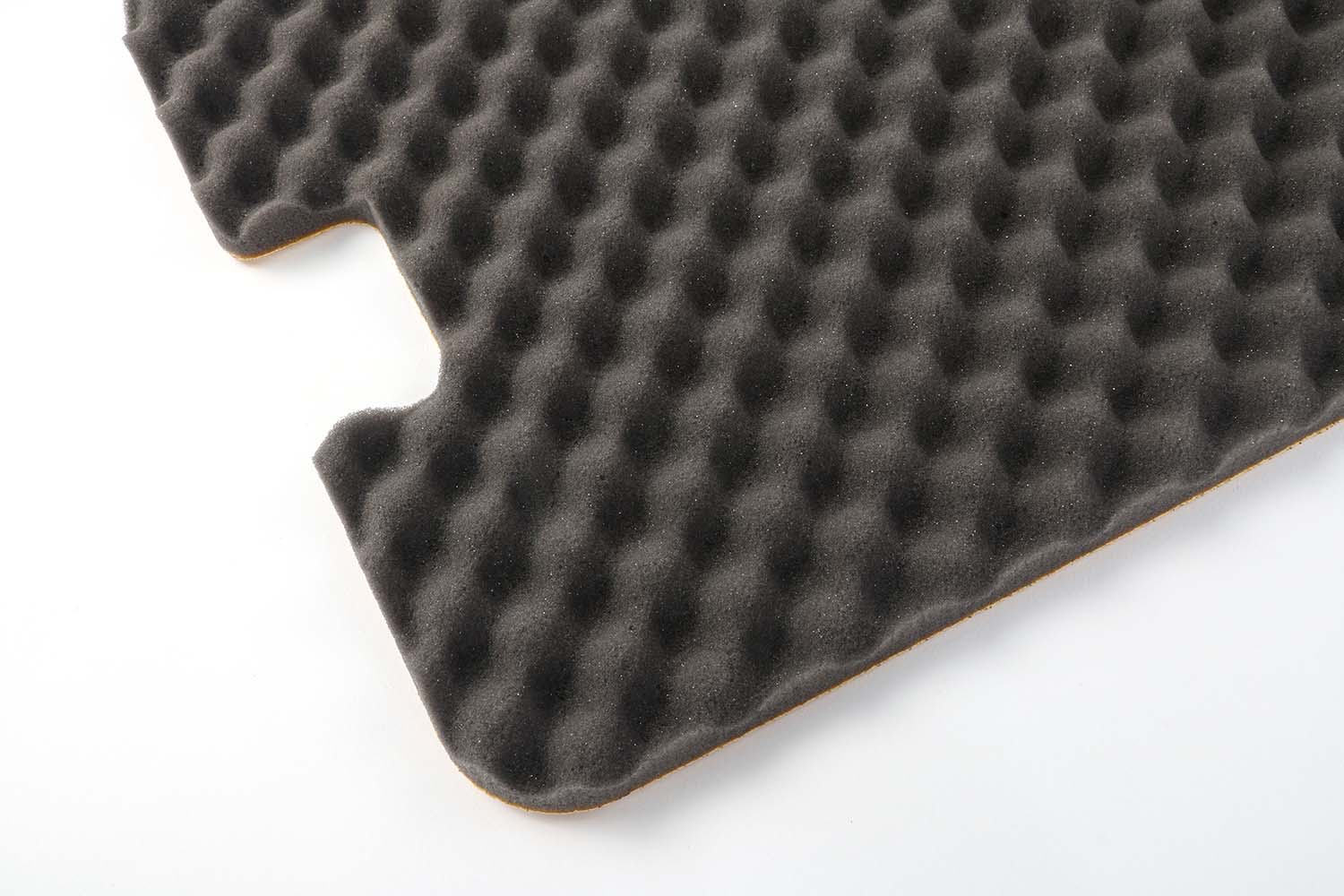 Detailaufnahme, Noppenschaumstoff für Deckel von Alubox Detailaufnahme, Noppenschaumstoff für Deckel von Alubox