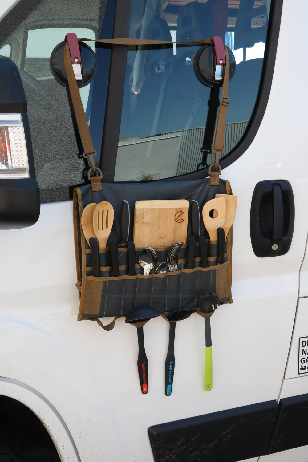 Outdoor Besteck Set, mit Schlaufen für Kochlöffel Outdoor Besteck Set, mit Schlaufen für Kochlöffel