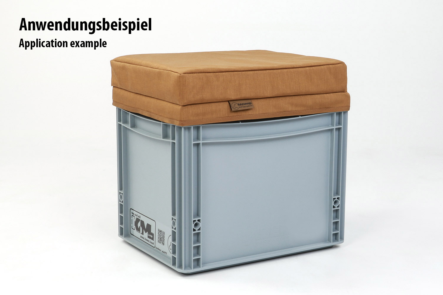 Sitzauflage für Mini-TrockenTrennToilette KoMa Kackbox, coyote Sitzauflage für Mini-TrockenTrennToilette KoMa Kackbox, coyote