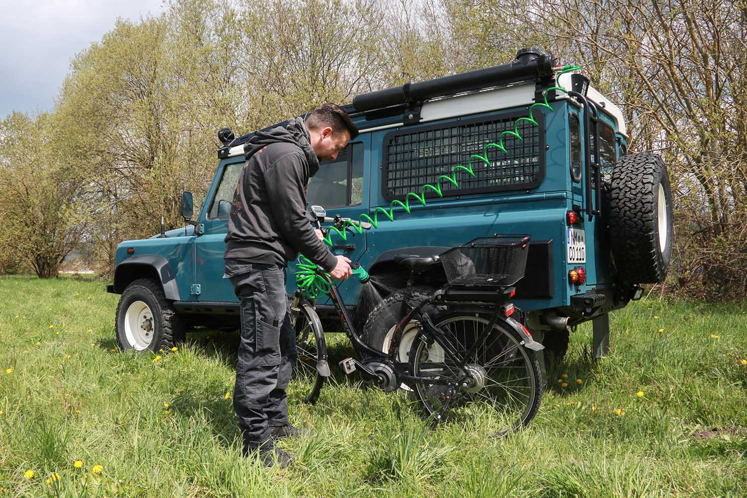 Campingdusche, Showertube, für Cargo Bear oder andere Dachträger Campingdusche, Showertube, für Cargo Bear oder andere Dachträger