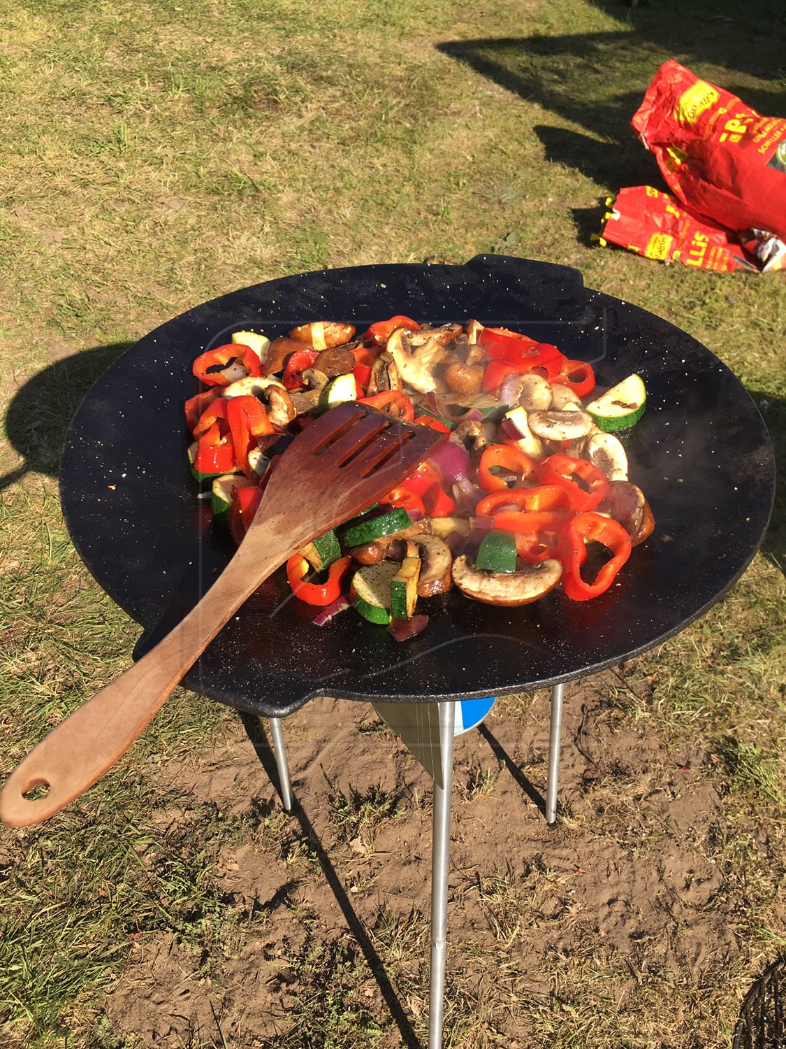 Outdoor-Grillplatte