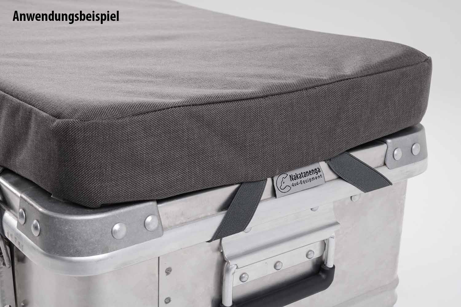 Sitzkissen auf Alubox Sitzkissen auf Alubox