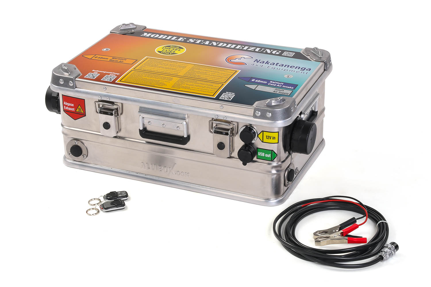 Mobile Standheizung ohne Batterie, mit 1 oder 2 Tanks Mobile Standheizung ohne Batterie, mit 1 oder 2 Tanks