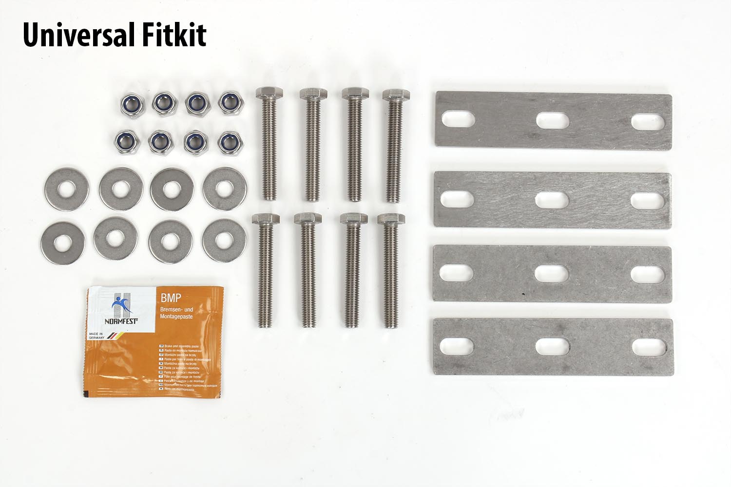 Universal Fitkit für Schnellmontageschienen für Dachträger