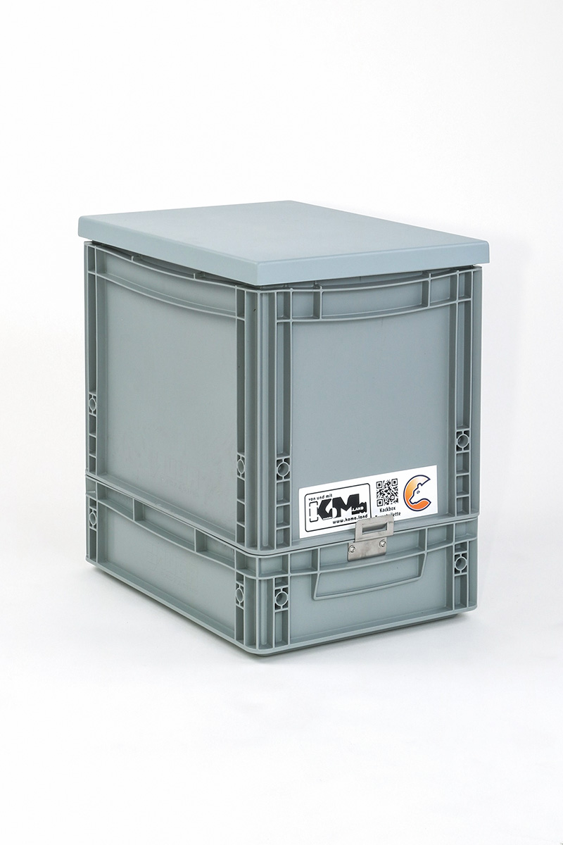 Zusatzbox mit Trenntoilette Zusatzbox mit Trenntoilette