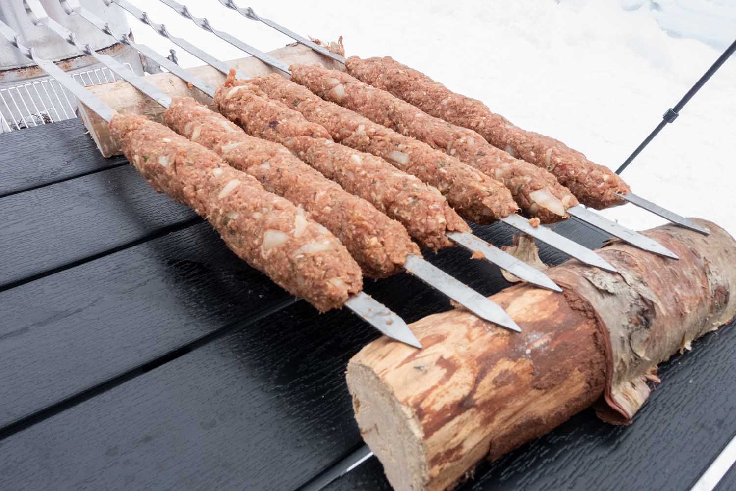 Anwendungsbeispiel Grillspieße Anwendungsbeispiel Grillspieße