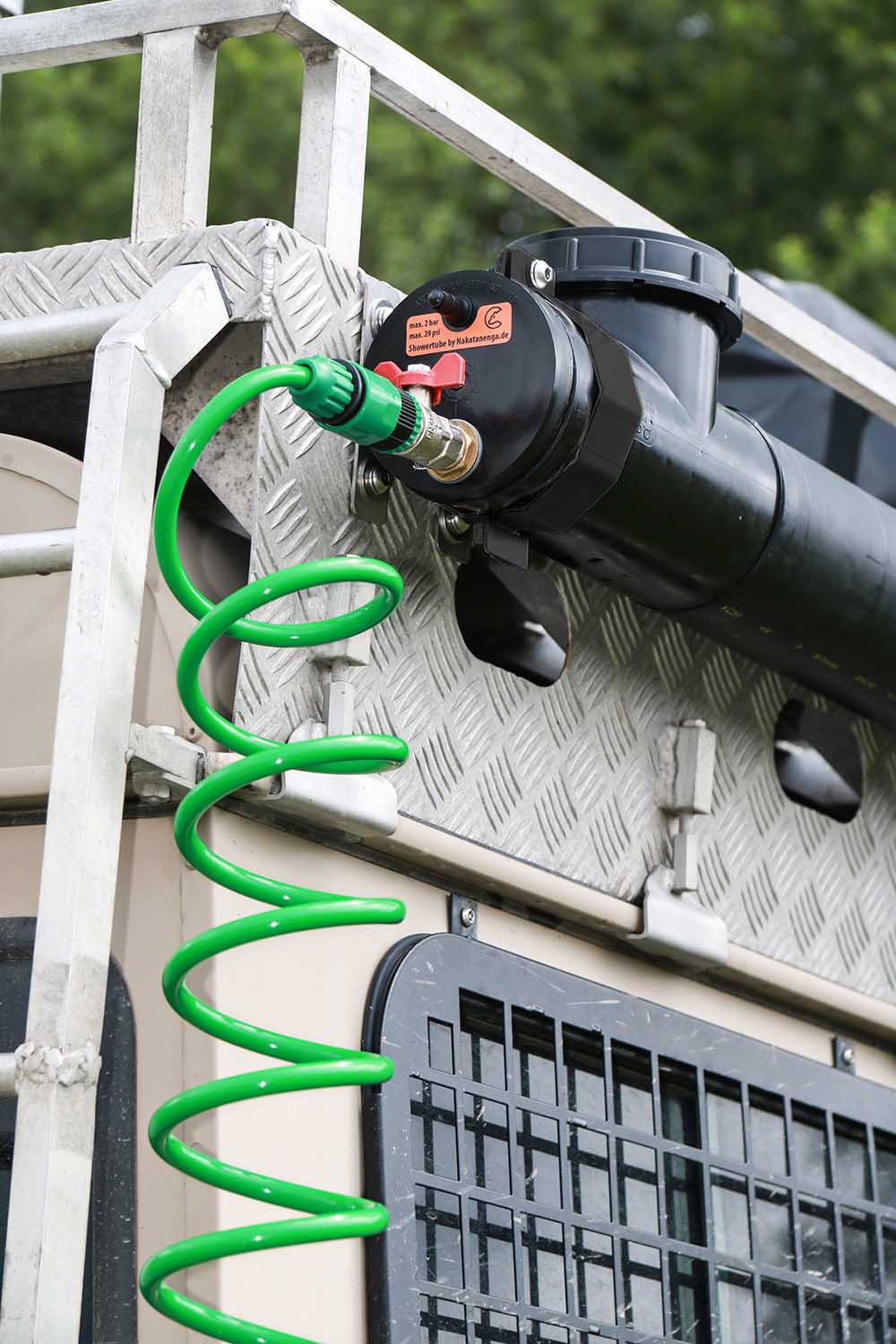 Campingdusche, Showertube, für Cargo Bear oder andere Dachträger Campingdusche, Showertube, für Cargo Bear oder andere Dachträger